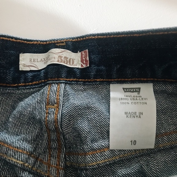 Levi’s Vintage 550 Relaxed Cotton Mom Shorts - Picture 5 of 6